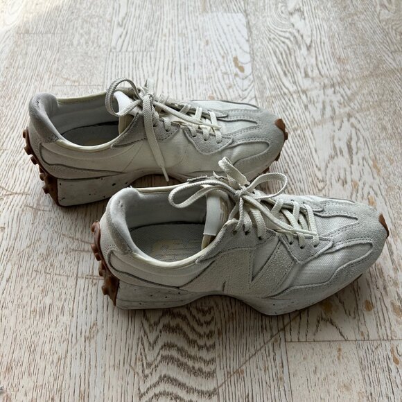 New Balance WS327SO Women Turtledove With Angora - Picture 2 of 8